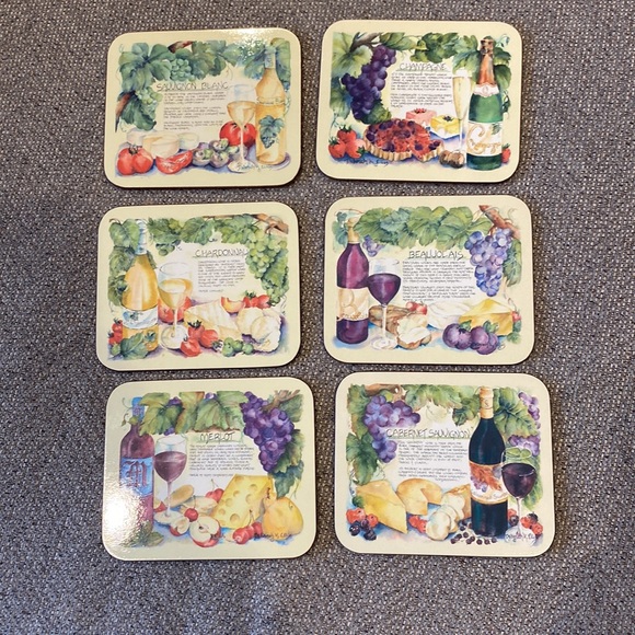 Jason coasters set of 6 - Picture 3 of 10
